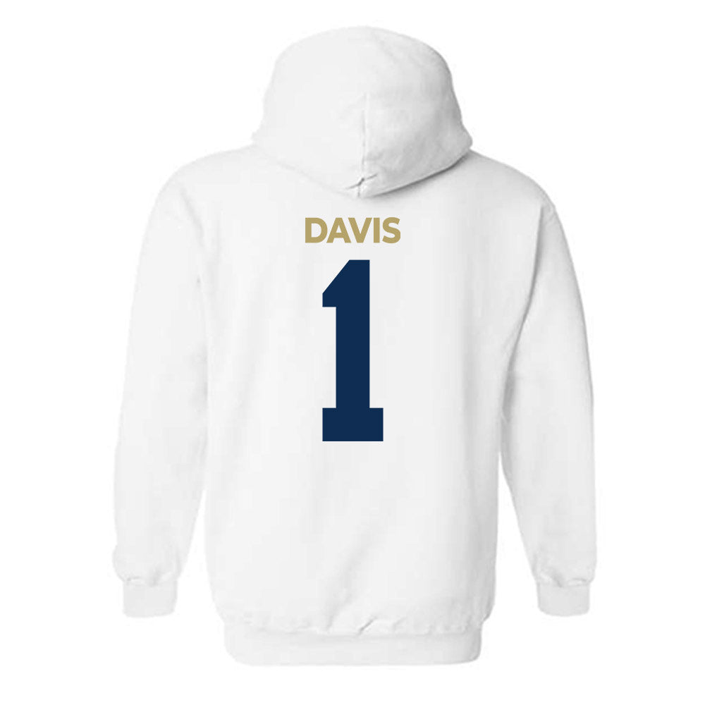 UC Davis - NCAA Women's Basketball : Carrington Davis - Classic Shersey Hooded Sweatshirt-1