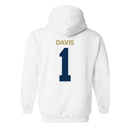 UC Davis - NCAA Women's Basketball : Carrington Davis - Classic Shersey Hooded Sweatshirt-1