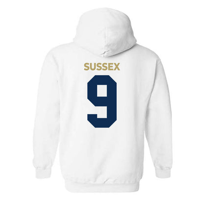 UC Davis - NCAA Women's Basketball : Avery Sussex - Classic Shersey Hooded Sweatshirt-1