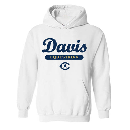 UC Davis - NCAA Equestrian : Hannah Janicki - Classic Shersey Hooded Sweatshirt-0