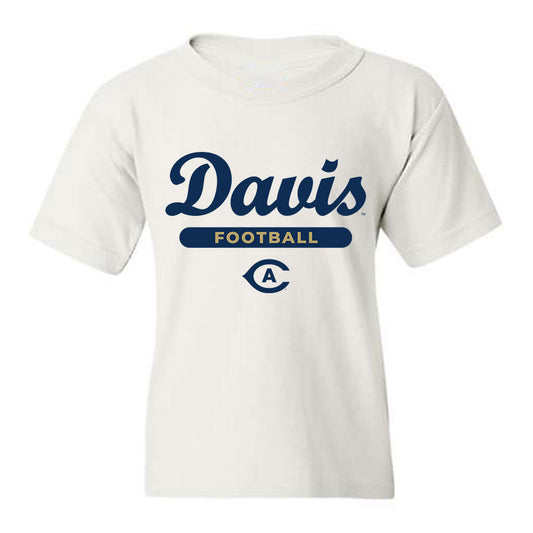 UC Davis - NCAA Football : Koen Parnell - Classic Shersey Youth T-Shirt-0