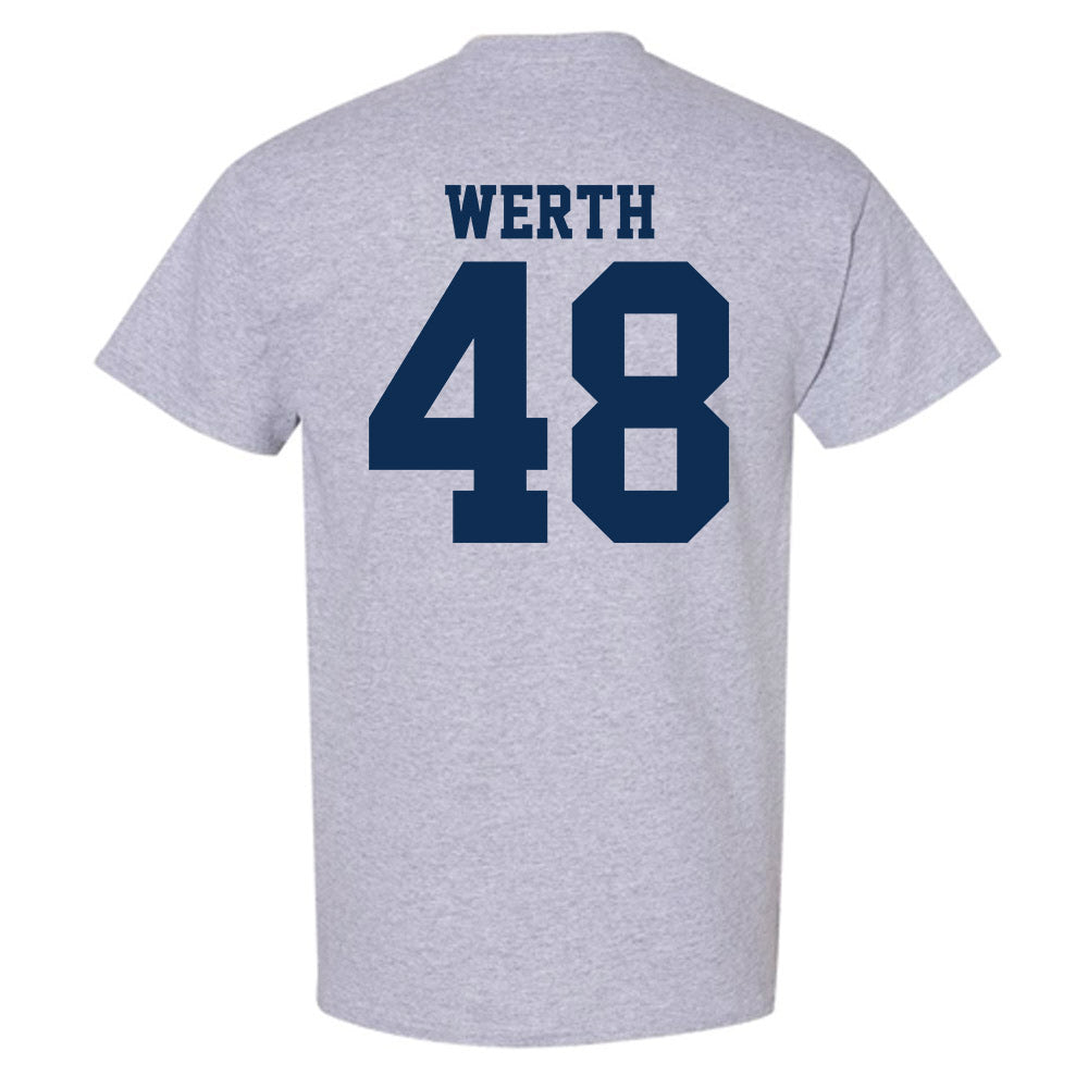 UC Davis - NCAA Baseball : Taylor Werth - Classic Shersey T-Shirt-1