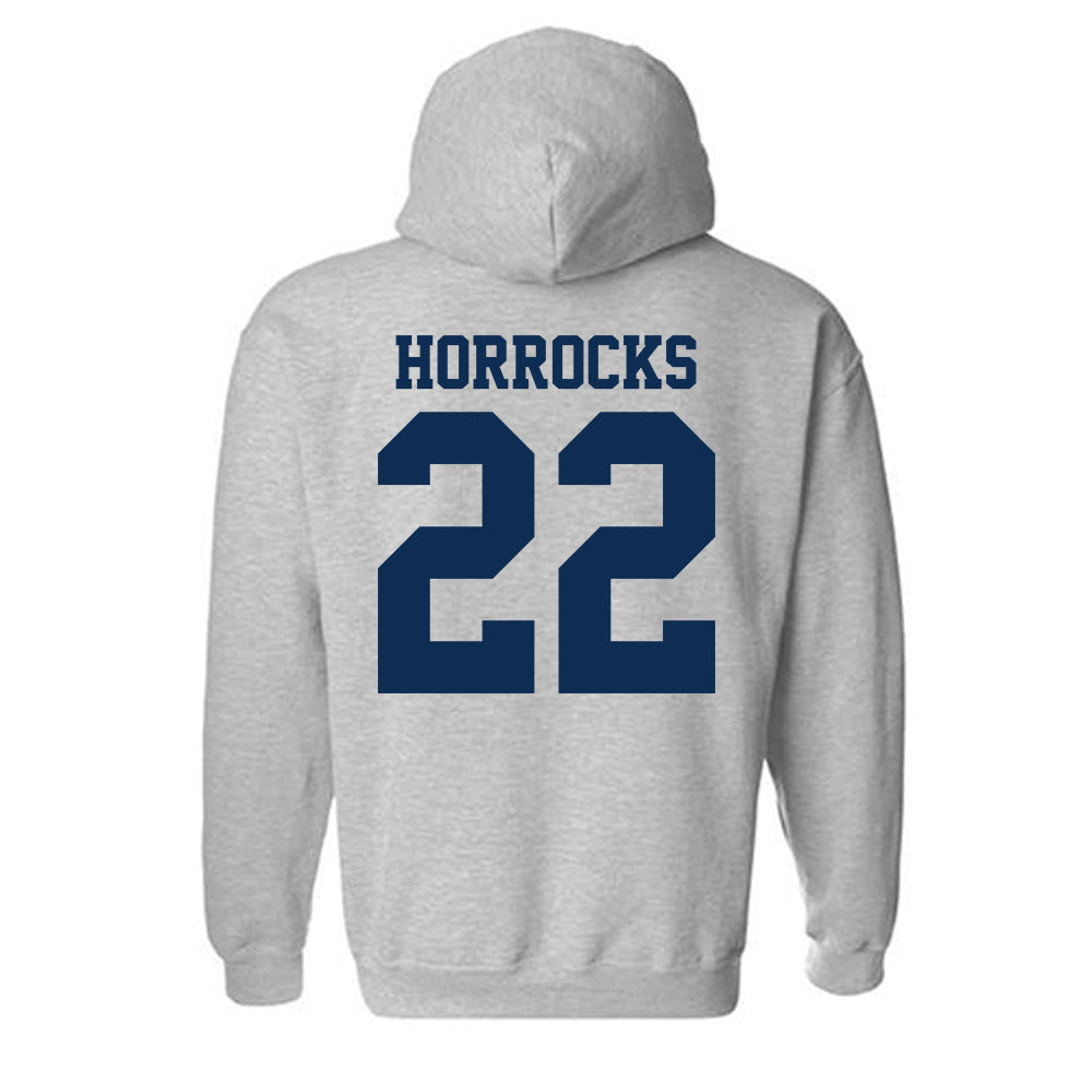 UC Davis - NCAA Women's Lacrosse : Ava Horrocks - Classic Shersey Hooded Sweatshirt-1