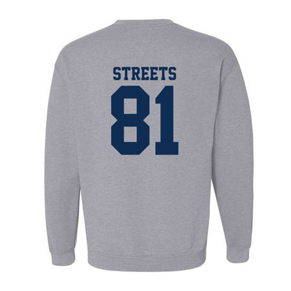 UC Davis - NCAA Football : LaDanian Streets - Classic Shersey Crewneck Sweatshirt-1