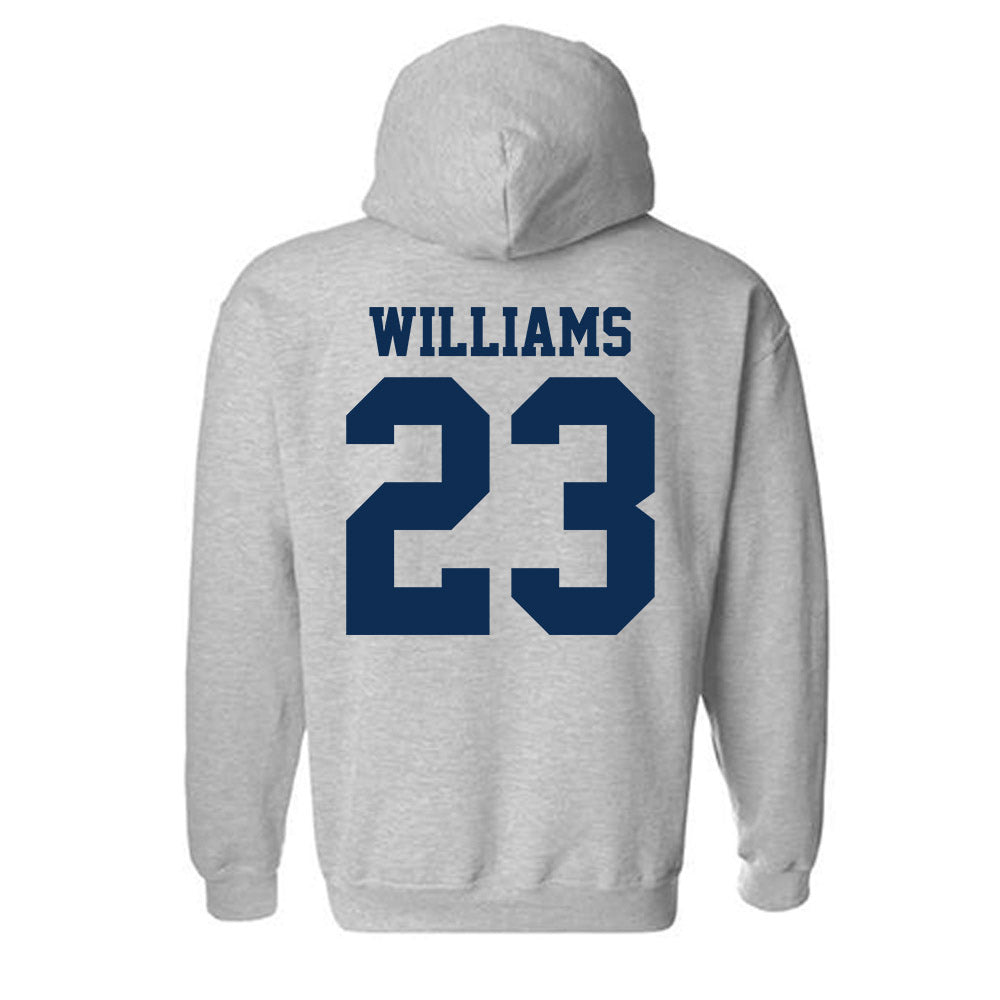 UC Davis - NCAA Football : Winston Williams - Classic Shersey Hooded Sweatshirt-1