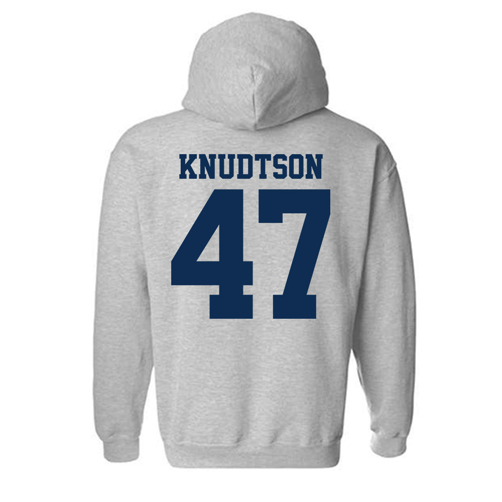 UC Davis - NCAA Football : Jack Knudtson - Classic Shersey Hooded Sweatshirt-1