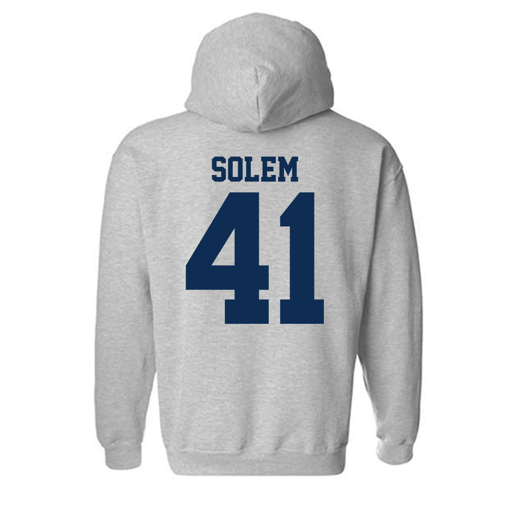 UC Davis - NCAA Baseball : Eli Solem - Classic Shersey Hooded Sweatshirt-1