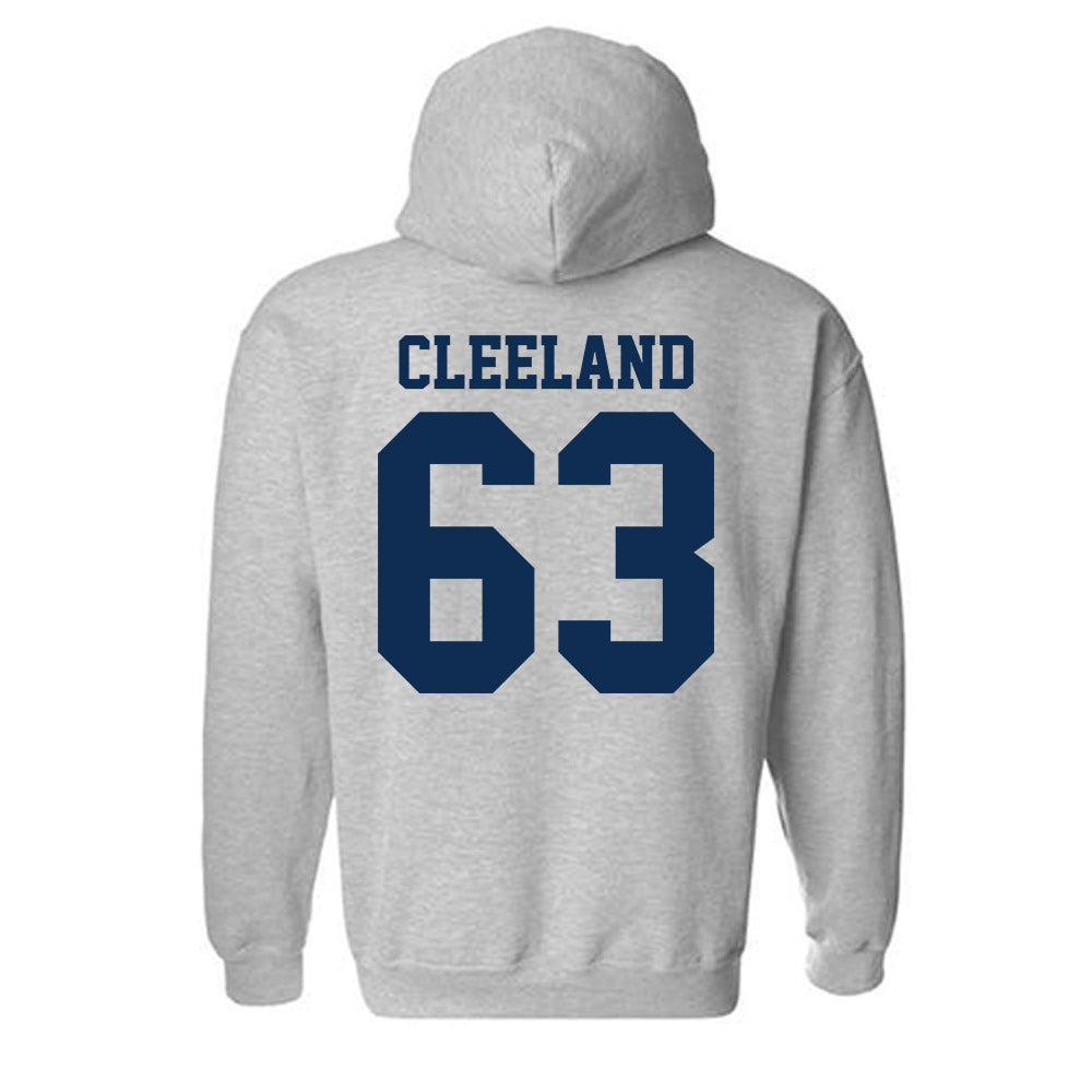 UC Davis - NCAA Football : Roice Cleeland - Classic Shersey Hooded Sweatshirt-1