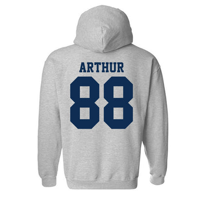 UC Davis - NCAA Football : Greer Arthur - Classic Shersey Hooded Sweatshirt-1