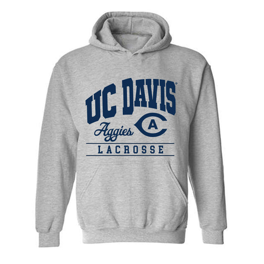 UC Davis - NCAA Women's Lacrosse : Jane Fox - Classic Shersey Hooded Sweatshirt-0