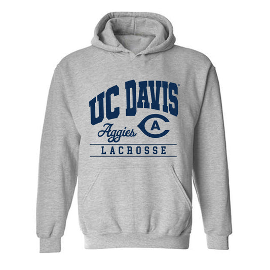 UC Davis - NCAA Women's Lacrosse : Jane Fox - Classic Shersey Hooded Sweatshirt-0