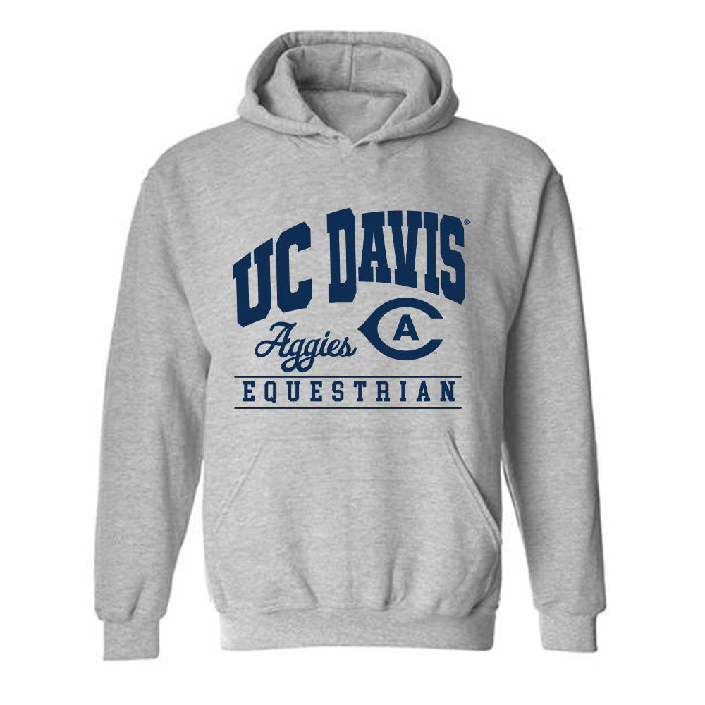 UC Davis - NCAA Equestrian : Elizabeth Schulz - Classic Shersey Hooded Sweatshirt-0