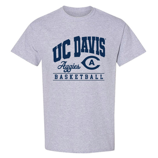 UC Davis - NCAA Men's Basketball : Carl Daughtery Jr - Classic Shersey T-Shirt-0