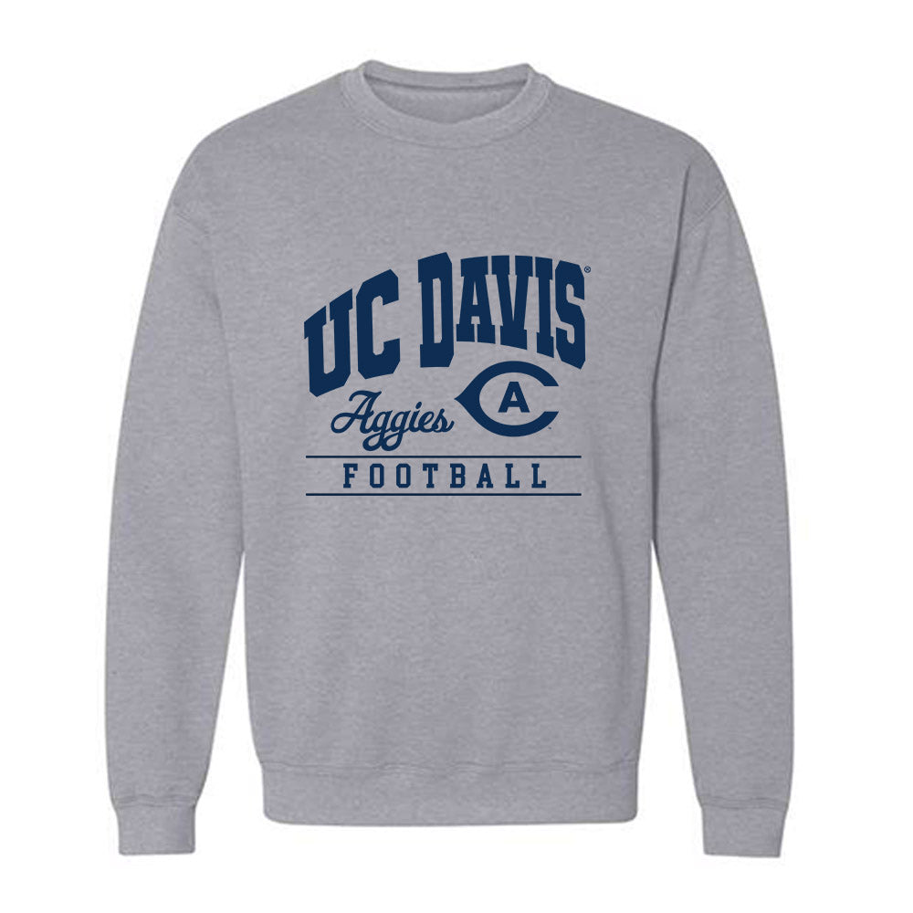 UC Davis - NCAA Football : Xander Grayson - Classic Shersey Crewneck Sweatshirt-0