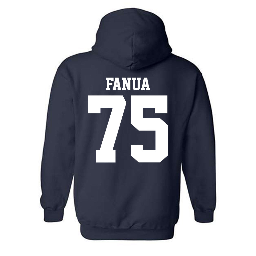 UC Davis - NCAA Football : Henry Fanua - Classic Shersey Hooded Sweatshirt-1