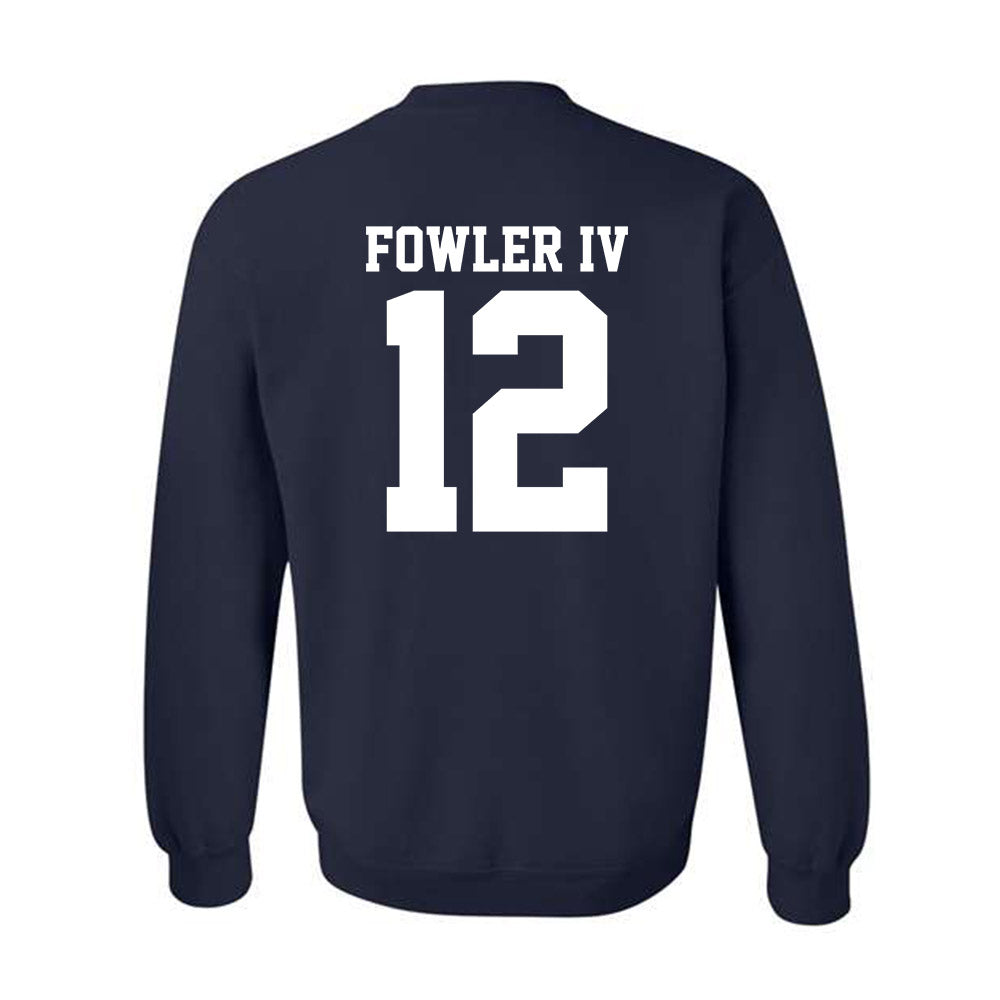 UC Davis - NCAA Football : William Fowler IV - Classic Shersey Crewneck Sweatshirt-1