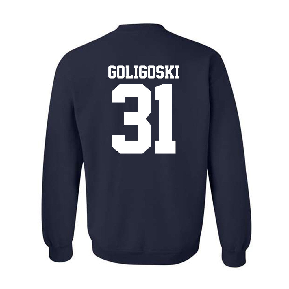 UC Davis - NCAA Football : Sam Goligoski - Classic Shersey Crewneck Sweatshirt-1