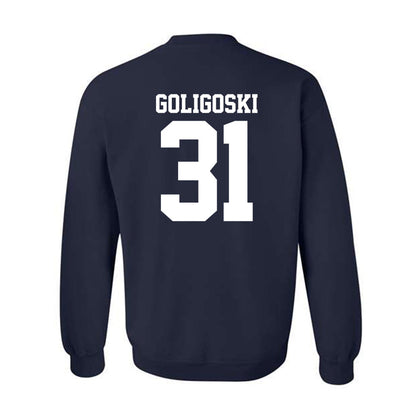 UC Davis - NCAA Football : Sam Goligoski - Classic Shersey Crewneck Sweatshirt-1