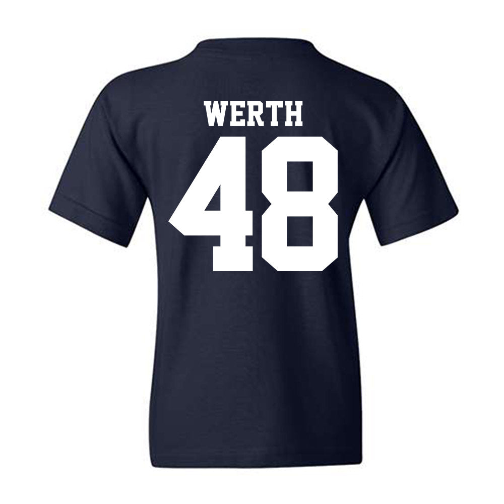 UC Davis - NCAA Baseball : Taylor Werth - Classic Shersey Youth T-Shirt-1