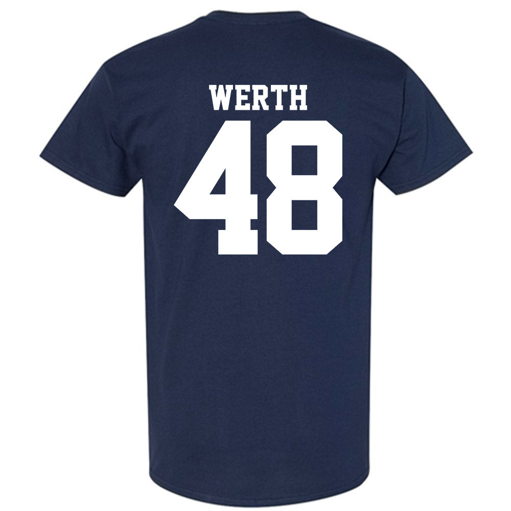 UC Davis - NCAA Baseball : Taylor Werth - Classic Shersey T-Shirt-1