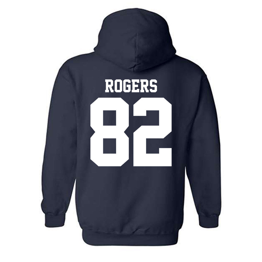 UC Davis - NCAA Football : Jordan Rogers - Classic Shersey Hooded Sweatshirt-1