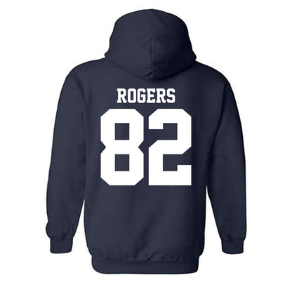 UC Davis - NCAA Football : Jordan Rogers - Classic Shersey Hooded Sweatshirt-1