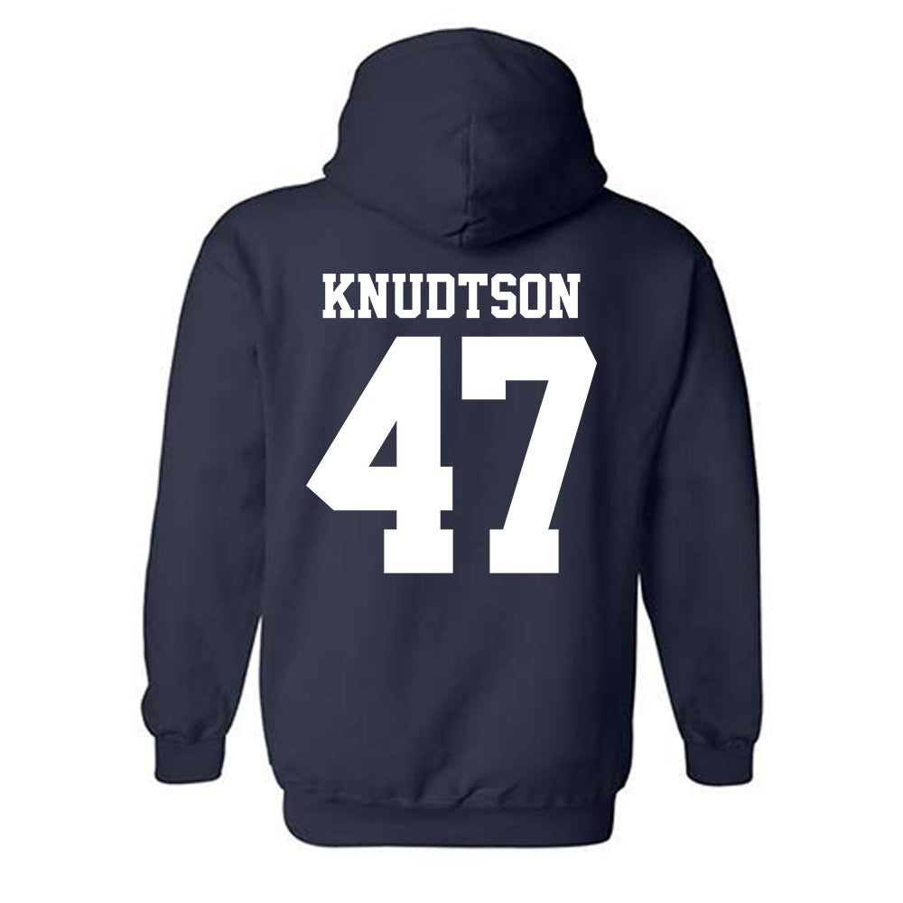UC Davis - NCAA Football : Jack Knudtson - Classic Shersey Hooded Sweatshirt-1