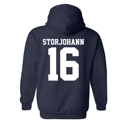 UC Davis - NCAA Baseball : Peter Storjohann - Classic Shersey Hooded Sweatshirt-1