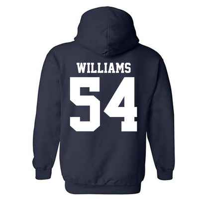 UC Davis - NCAA Football : Jake Williams - Classic Shersey Hooded Sweatshirt-1