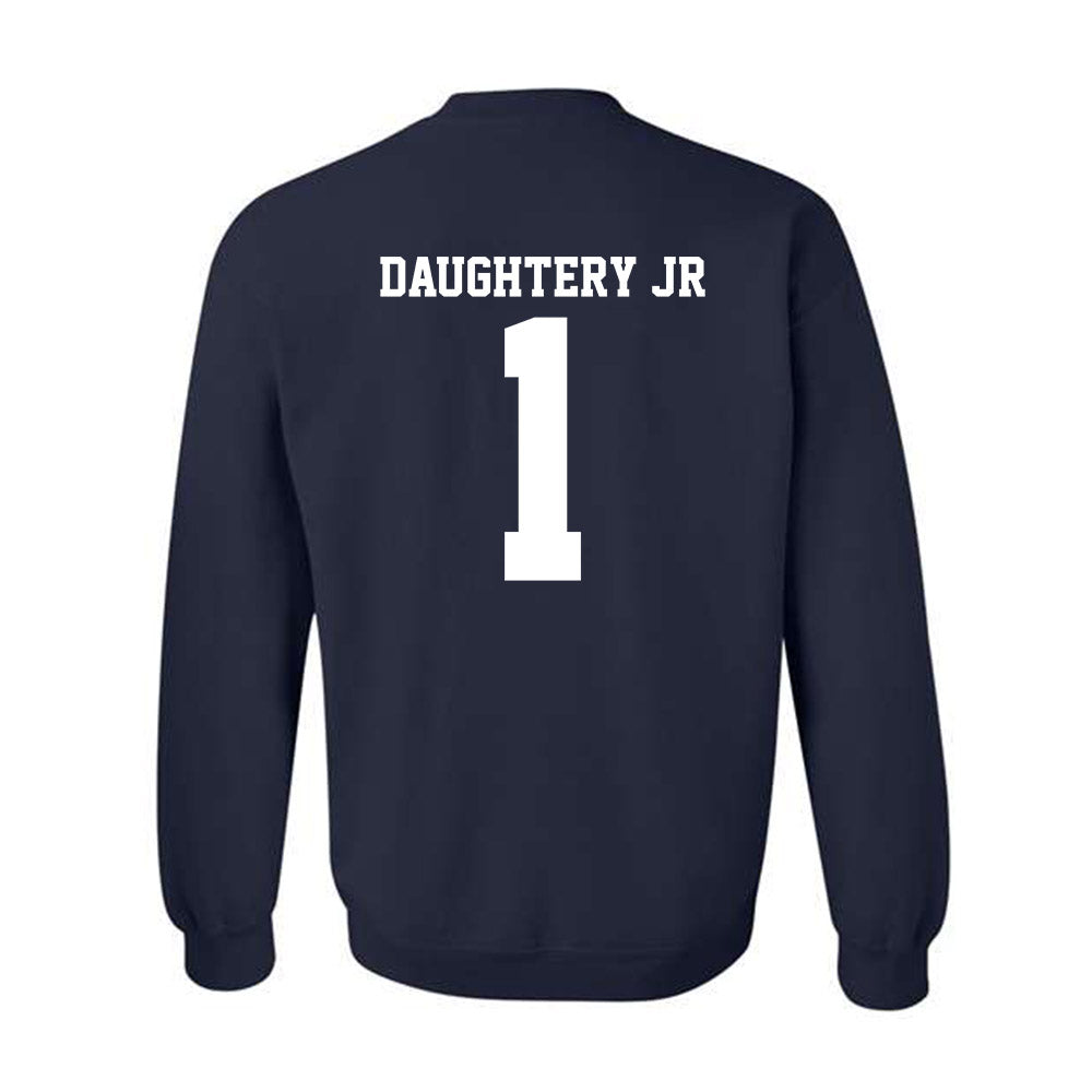 UC Davis - NCAA Men's Basketball : Carl Daughtery Jr - Classic Shersey Crewneck Sweatshirt-1