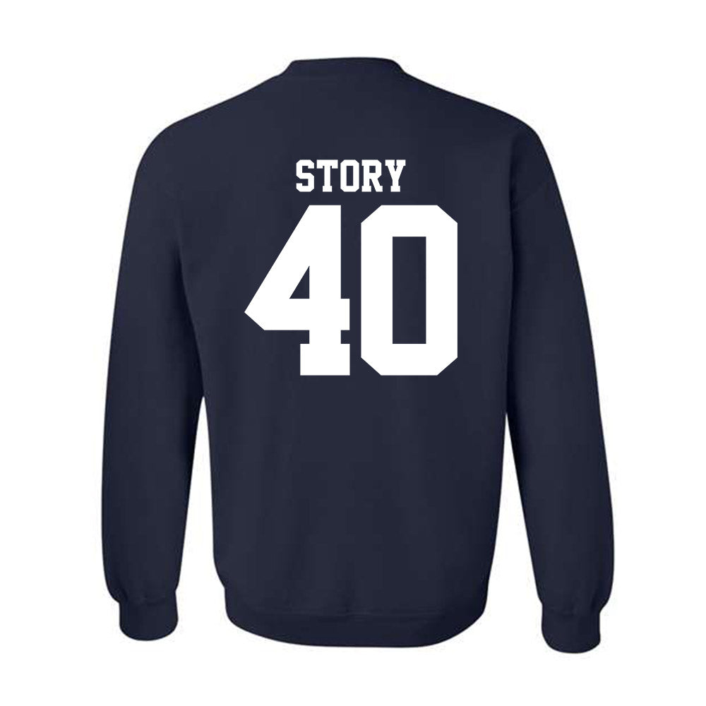 UC Davis - NCAA Baseball : Zach Story - Classic Shersey Crewneck Sweatshirt-1