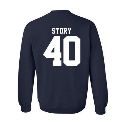 UC Davis - NCAA Baseball : Zach Story - Classic Shersey Crewneck Sweatshirt-1