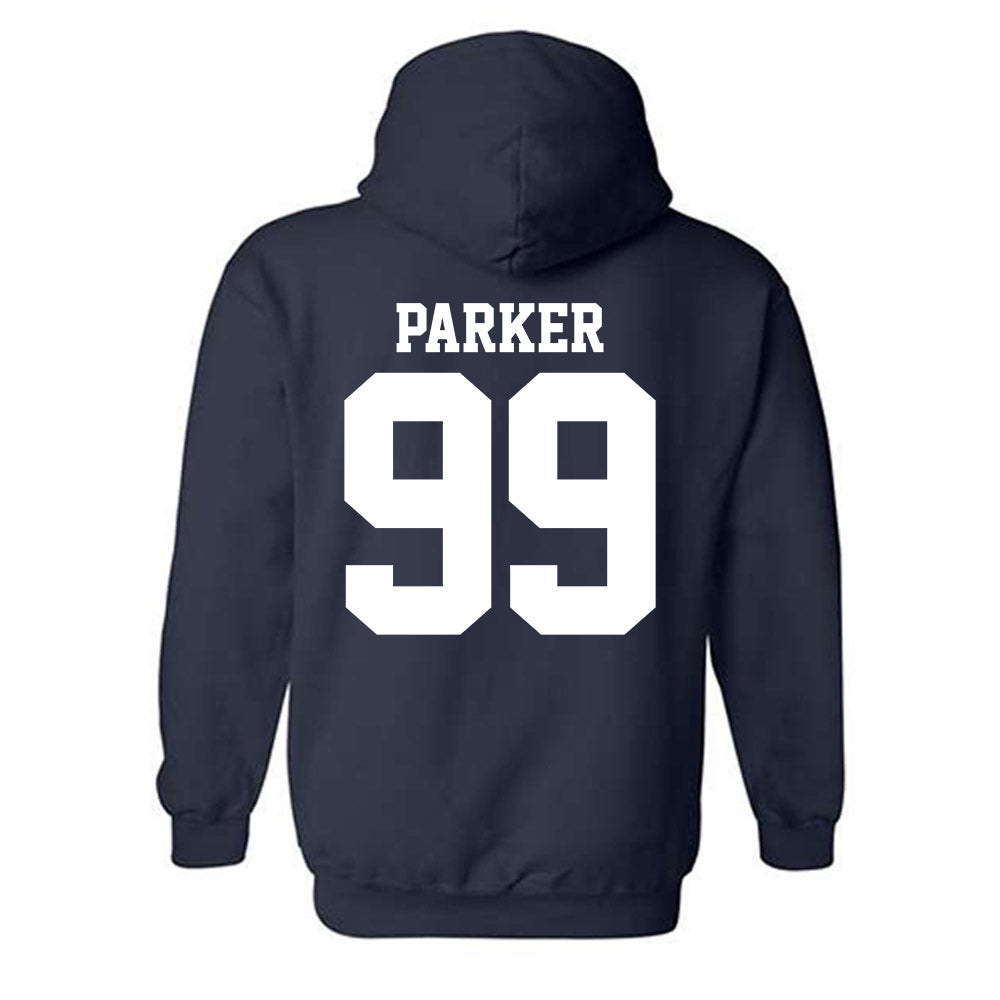 UC Davis - NCAA Football : Tyler Parker - Classic Shersey Hooded Sweatshirt-1