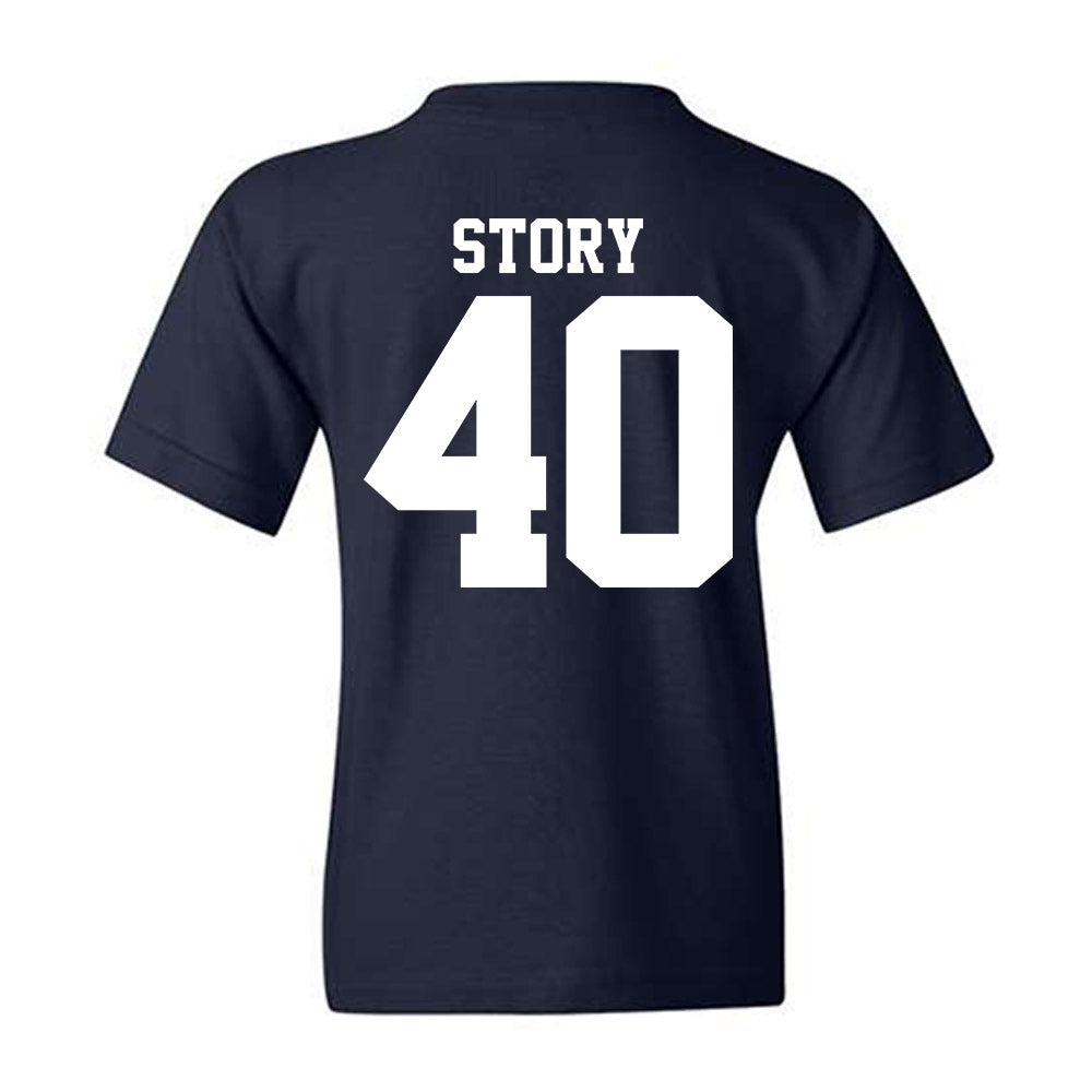 UC Davis - NCAA Baseball : Zach Story - Classic Shersey Youth T-Shirt-1