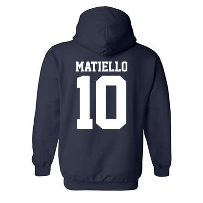 UC Davis - NCAA Men's Soccer : Rafael Matiello - Classic Shersey Hooded Sweatshirt-1