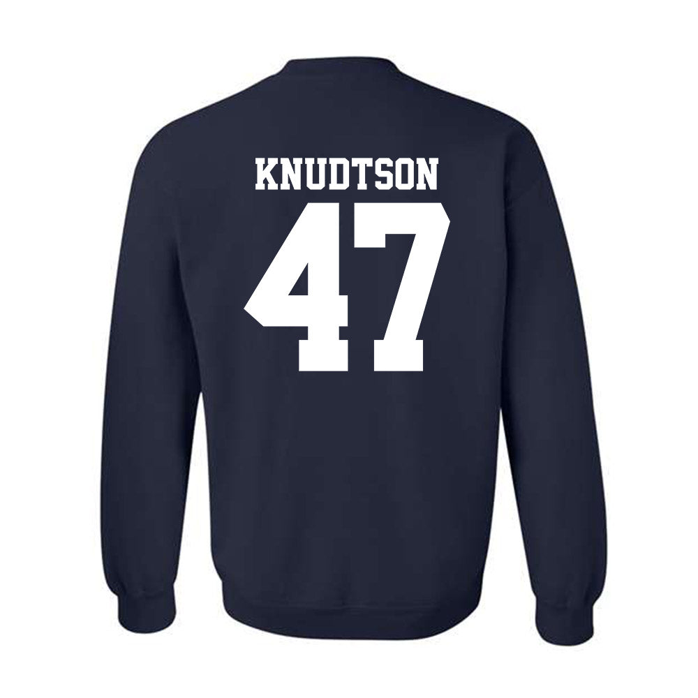 UC Davis - NCAA Football : Jack Knudtson - Classic Shersey Crewneck Sweatshirt-1