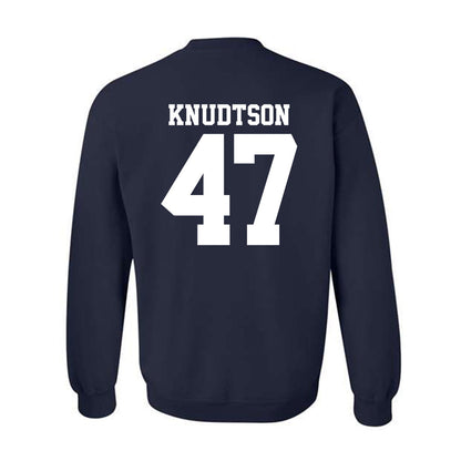 UC Davis - NCAA Football : Jack Knudtson - Classic Shersey Crewneck Sweatshirt-1