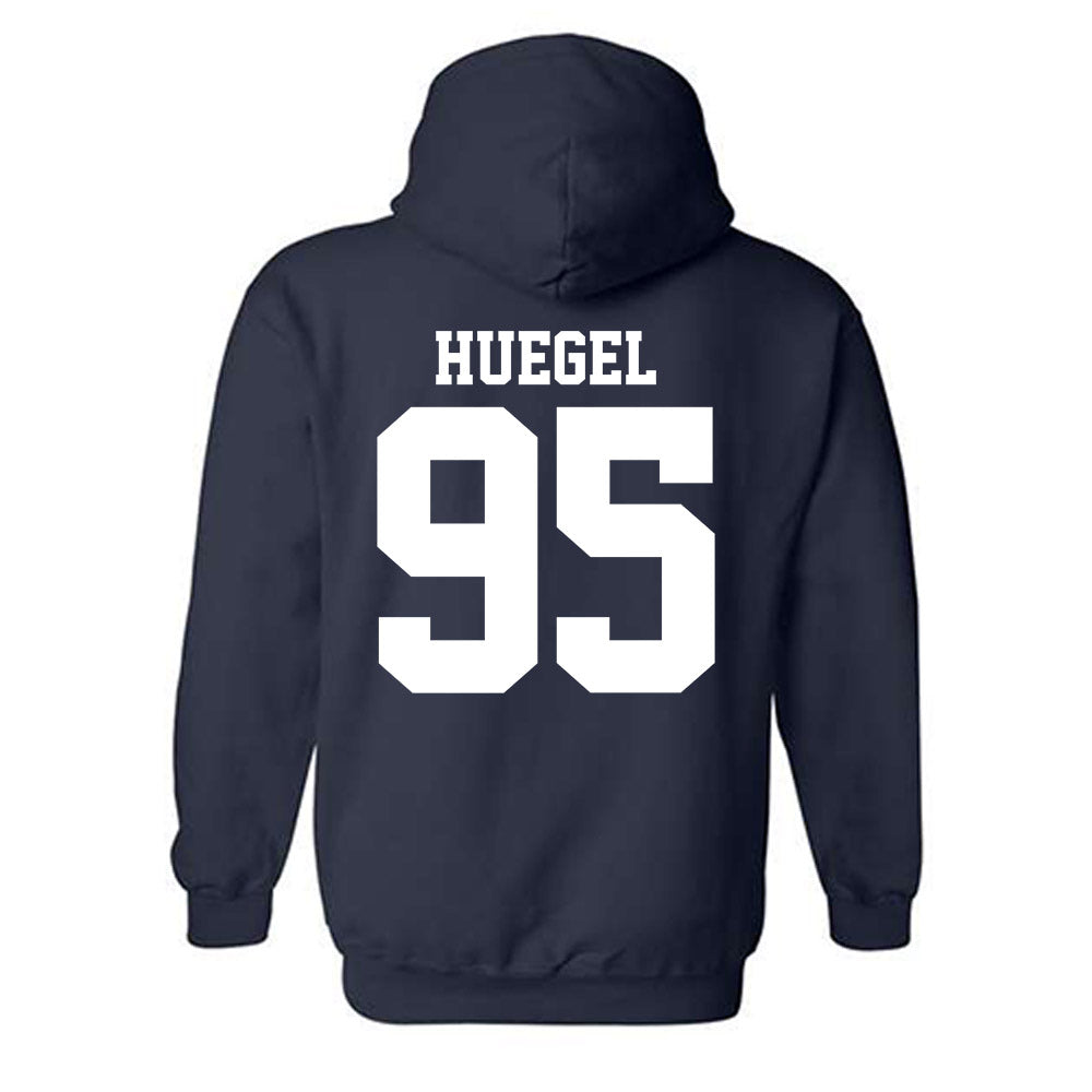 UC Davis - NCAA Football : Devin Huegel - Classic Shersey Hooded Sweatshirt-1
