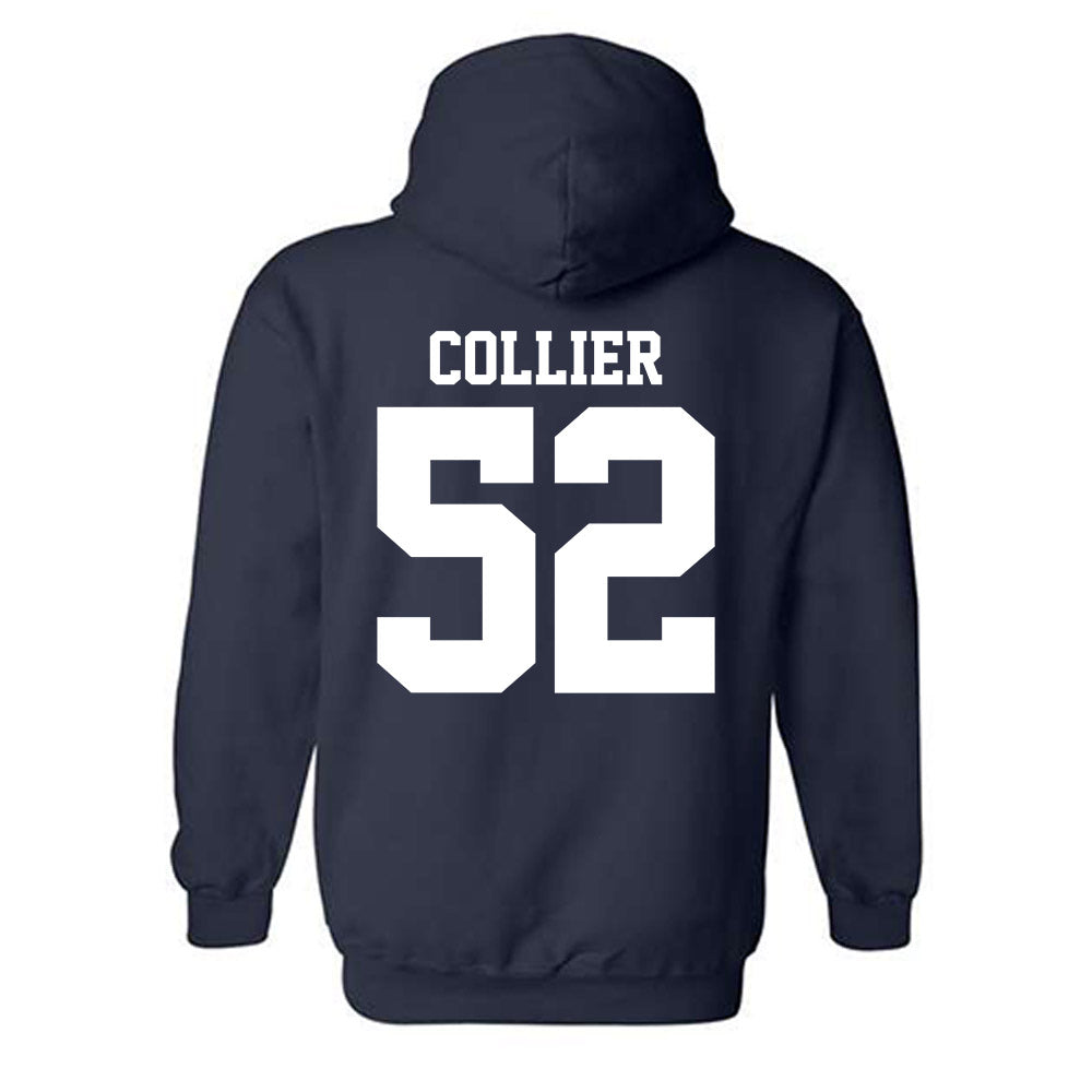 UC Davis - NCAA Football : Zaire Collier - Classic Shersey Hooded Sweatshirt-1