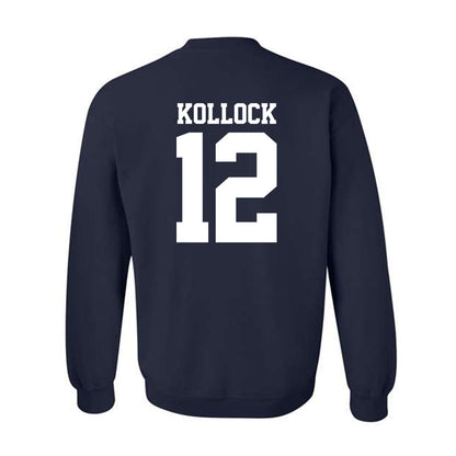 UC Davis - NCAA Football : Jackson Kollock - Classic Shersey Crewneck Sweatshirt-1