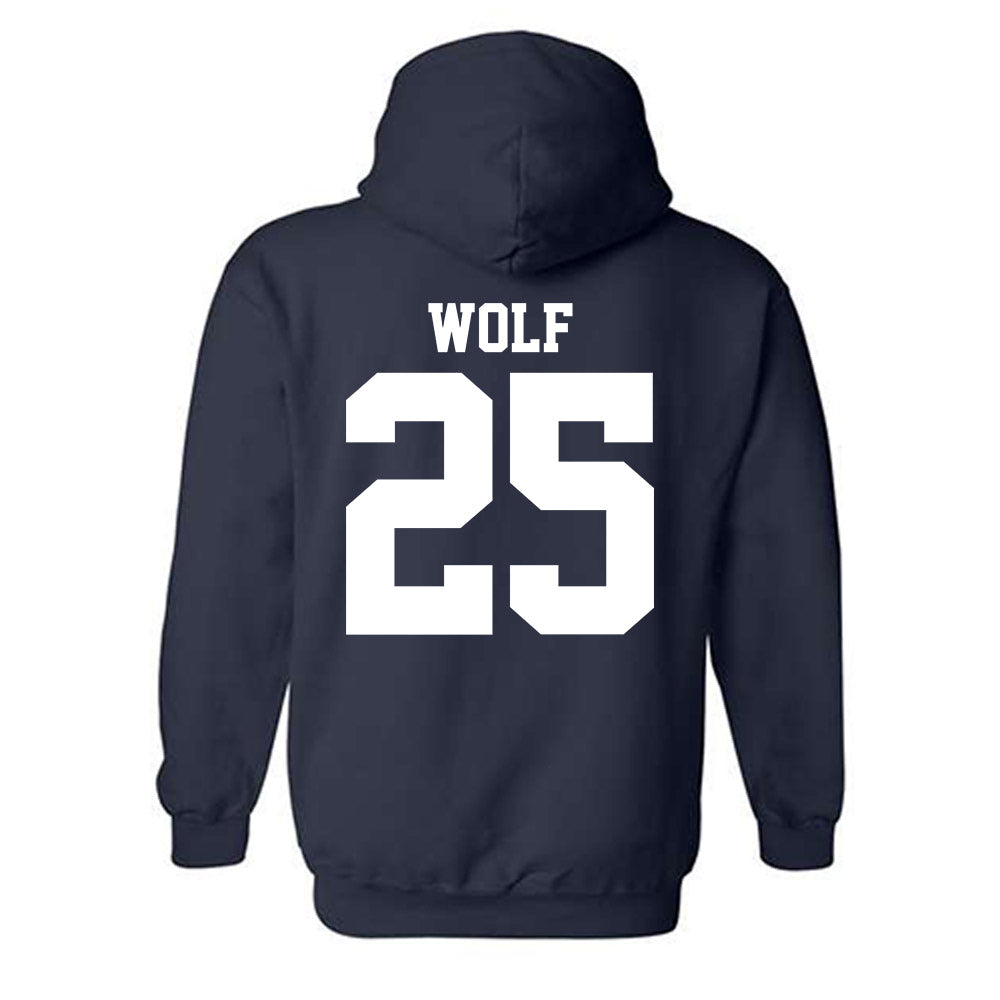 UC Davis - NCAA Men's Water Polo : Cassius Wolf - Classic Shersey Hooded Sweatshirt-1