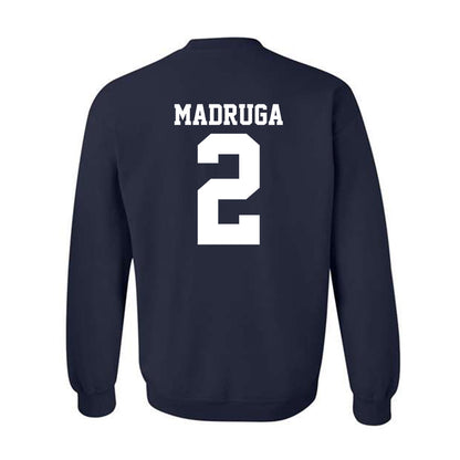 UC Davis - NCAA Football : Macray Madruga - Classic Shersey Crewneck Sweatshirt-1