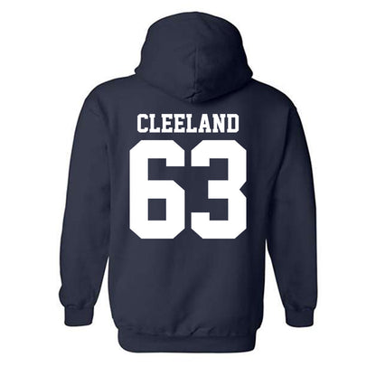 UC Davis - NCAA Football : Roice Cleeland - Classic Shersey Hooded Sweatshirt-1