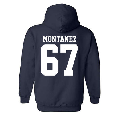UC Davis - NCAA Football : Jayden Montanez - Classic Shersey Hooded Sweatshirt-1
