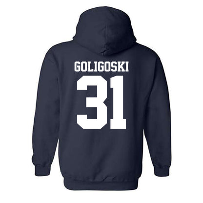 UC Davis - NCAA Football : Sam Goligoski - Classic Shersey Hooded Sweatshirt-1