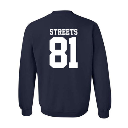 UC Davis - NCAA Football : LaDanian Streets - Classic Shersey Crewneck Sweatshirt-1