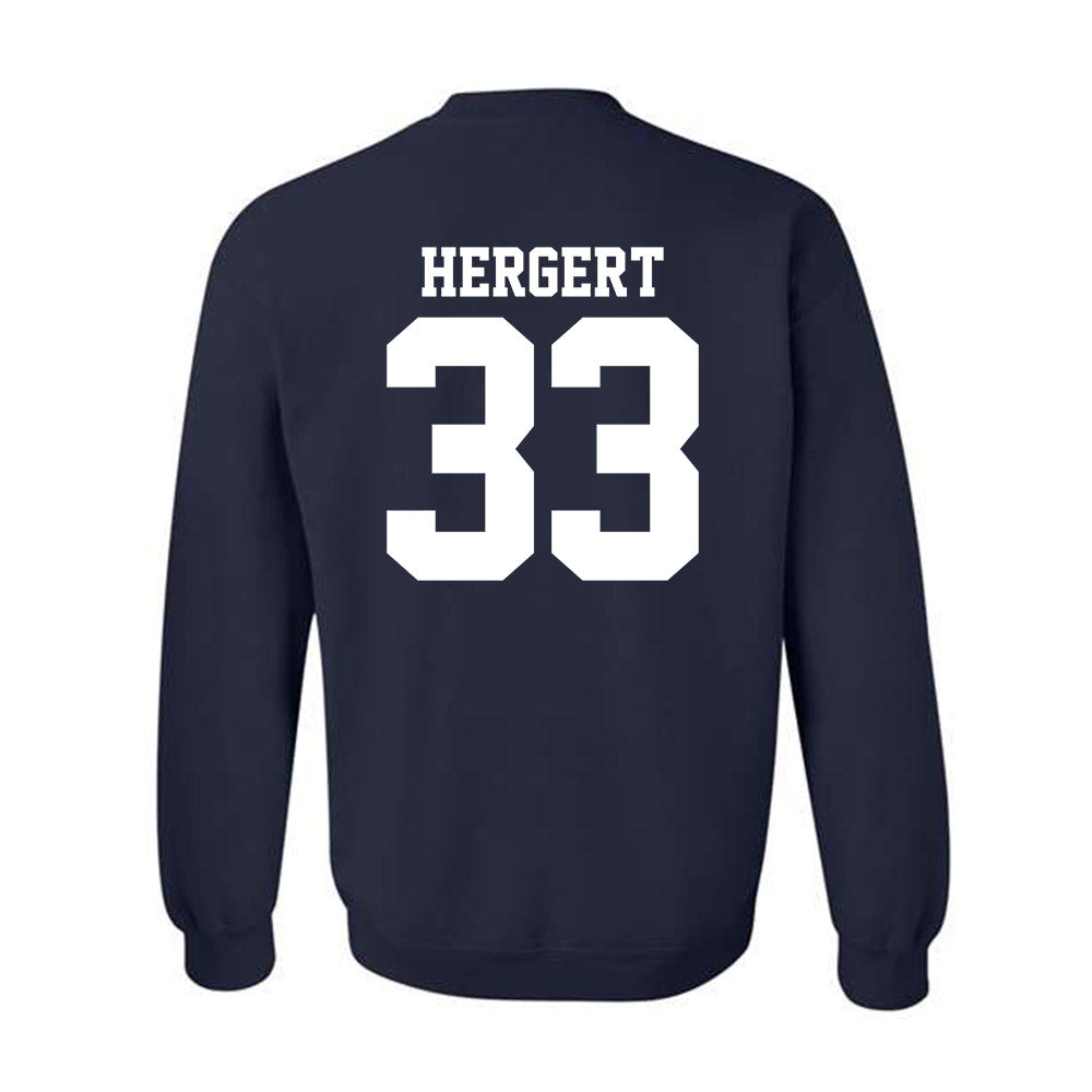 UC Davis - NCAA Football : Conner Hergert - Classic Shersey Crewneck Sweatshirt-1