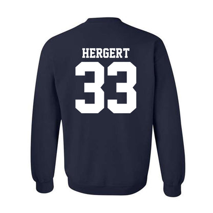 UC Davis - NCAA Football : Conner Hergert - Classic Shersey Crewneck Sweatshirt-1