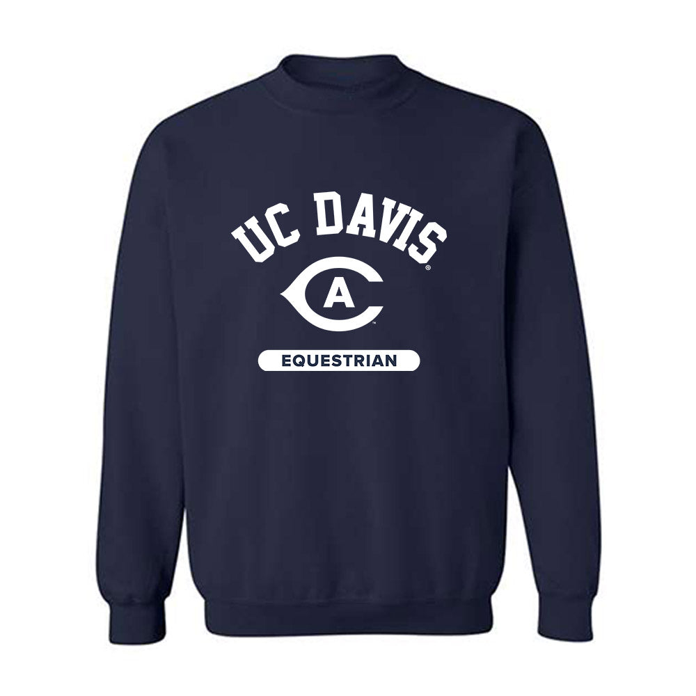 UC Davis - NCAA Equestrian : Katya Dundas - Classic Shersey Crewneck Sweatshirt-0