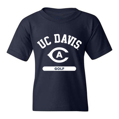 UC Davis - NCAA Men's Golf : Zhenxian Zhang - Classic Shersey Youth T-Shirt-0